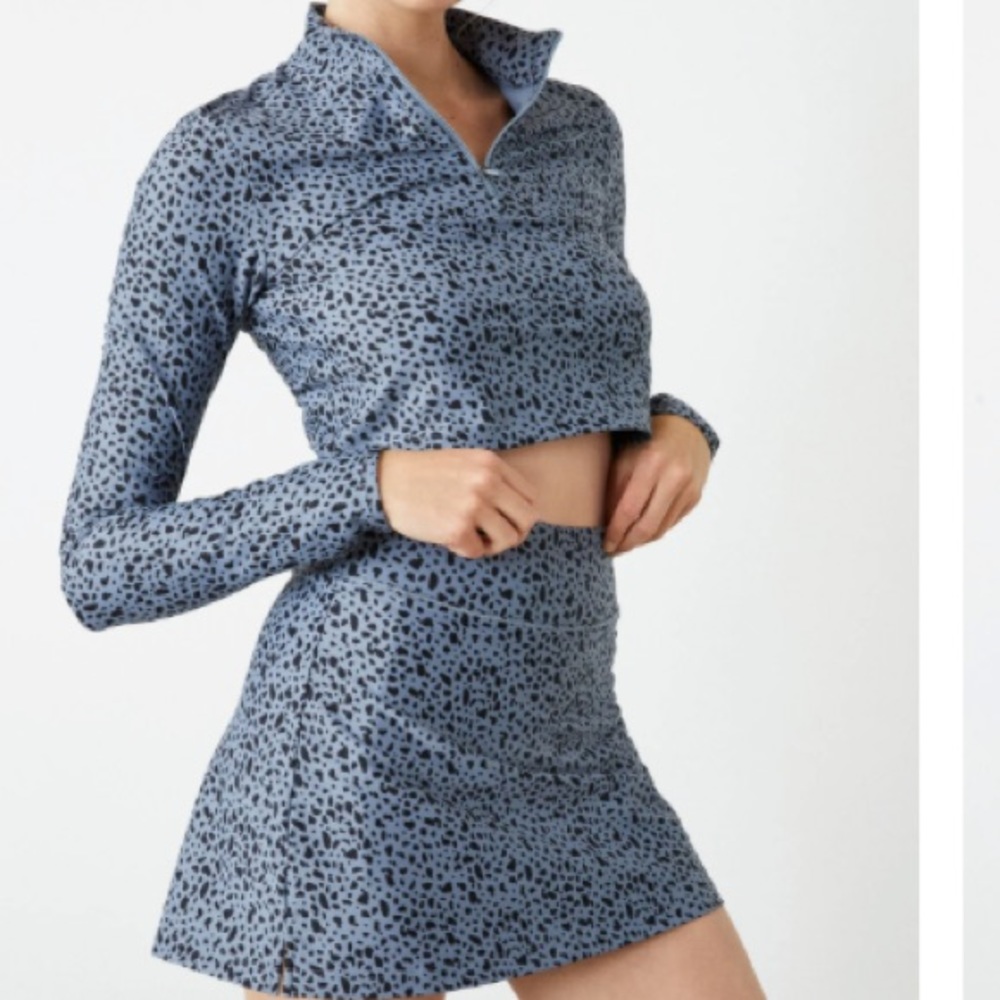 All access NYC X Bandier tennis skirt - cheetah